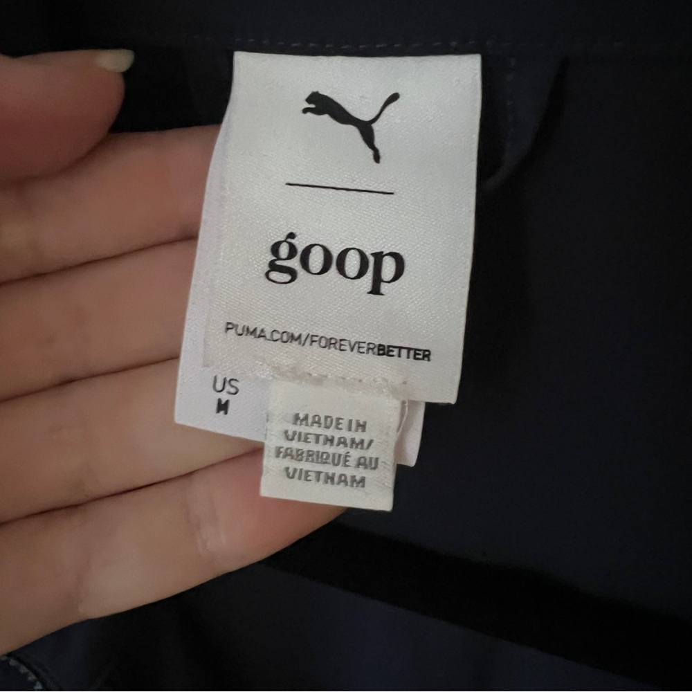 Goop x Puma Women's Windbreaker Jumpsuit in Dark Sapphire - Picture 10 of 12